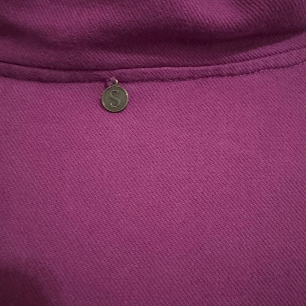 Soft Surroundings Port Royale Tunic Sweatshirt in fuchsia pink size M-L - Picture 5 of 9